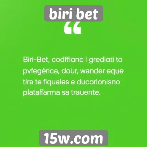 Feedback de usuários sobre a experiência no Biri Bet
